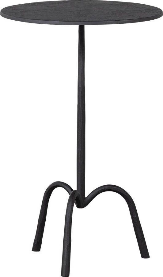 WOOOD Trey Bijzettafel Metaal Zwart 60x38x38
