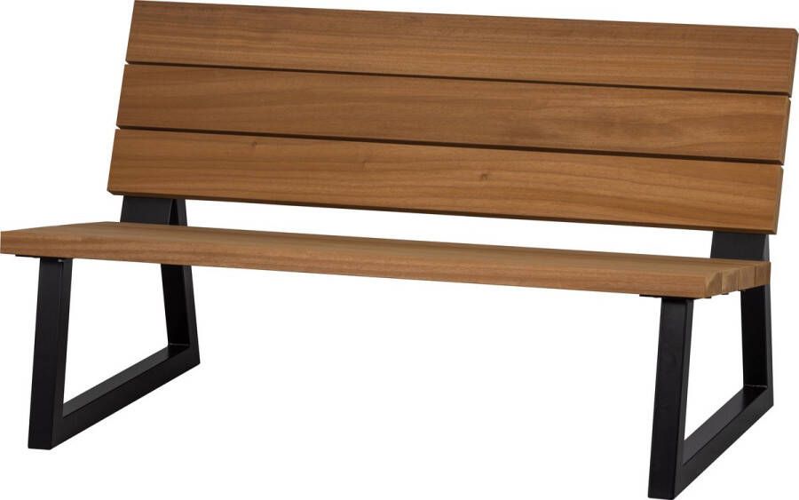 Woood Banco Outdoor Bank Hout Metaal Naturel 78x132x82