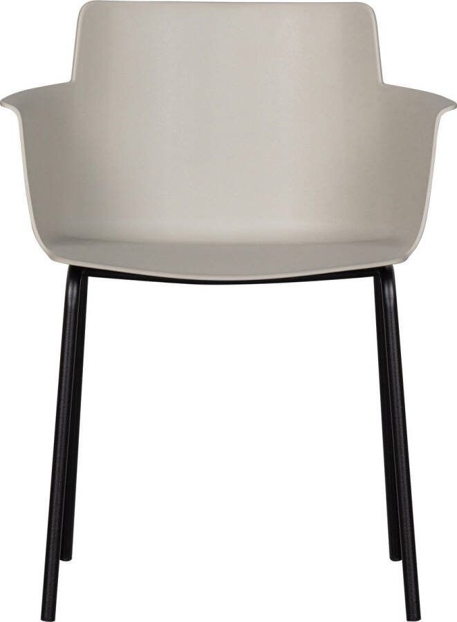 Woood Foppe Eetkamerstoelen Outdoor Pp|Metaal Mist Set van 2