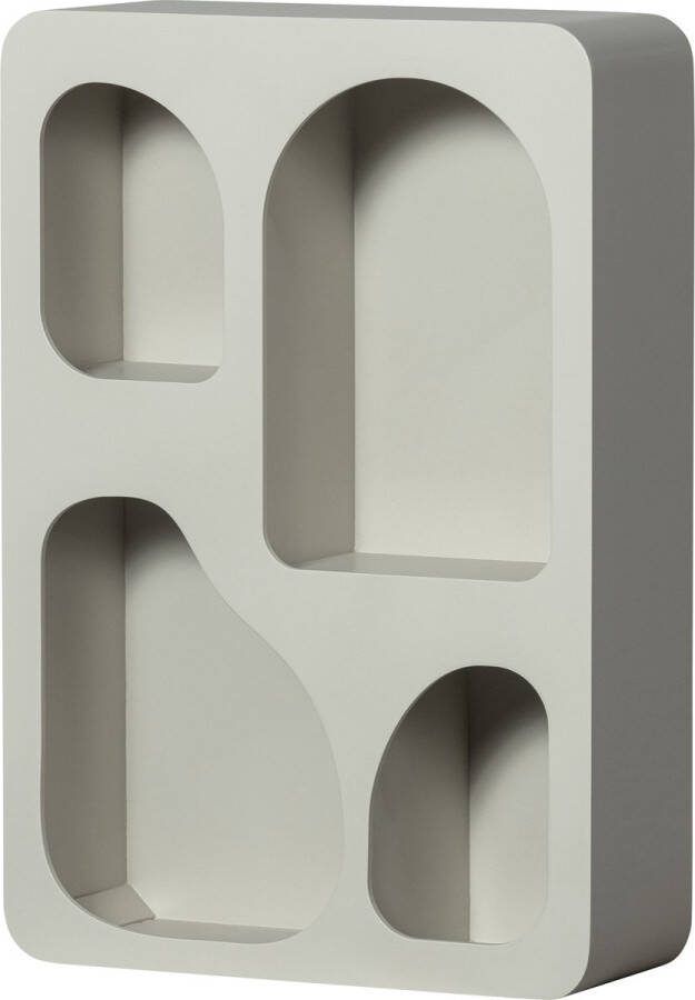 WOOOD Wandplank Caz met organische vakken h 59 cm x b 40 cm