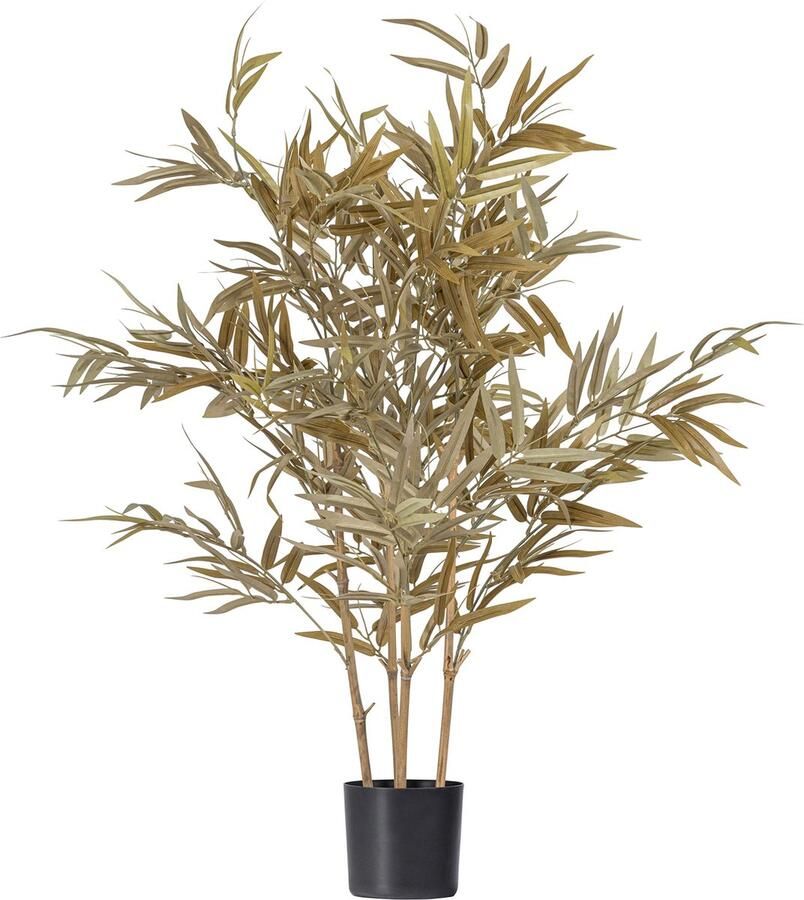 WOOOD Bamboe Kunstplant Bamboe Polyester Natural 120x74x74