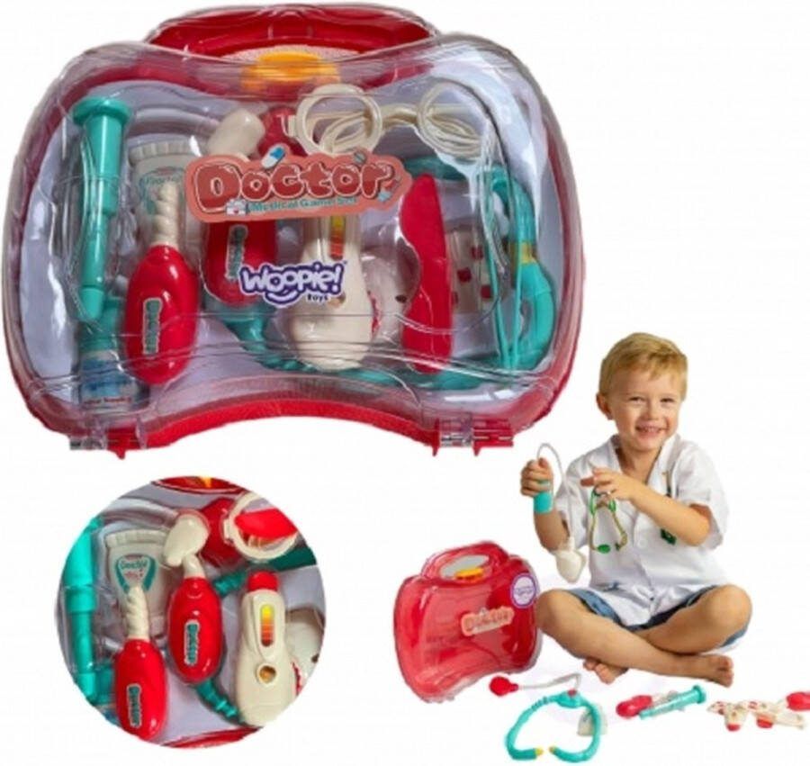 WOOPIE Speelgoed Doktersset Dokter speelgoed Koffer Inclusief accessoires
