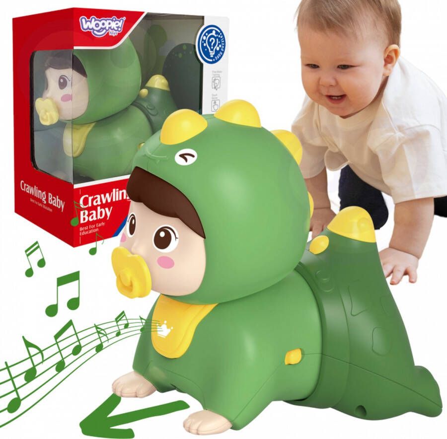 WOOPIE Interactieve Baby Beweeg Trainer Baby speelgoed 6 maanden met muziek stimuleert bewegen