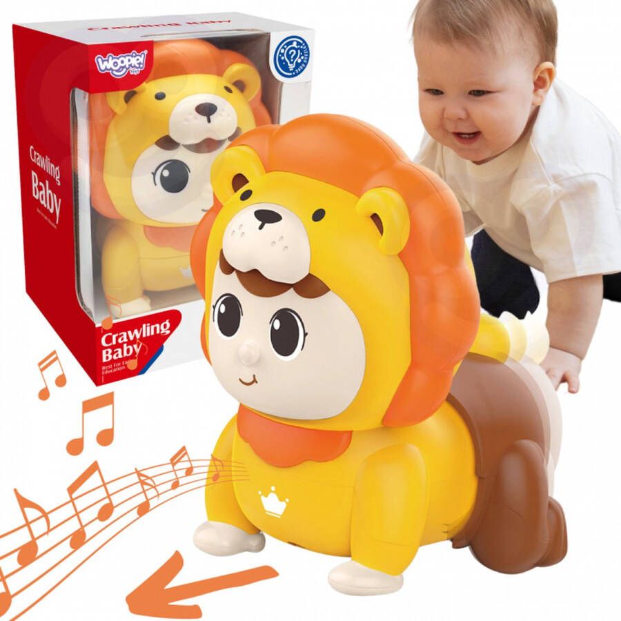 WOOPIE kruipend baby speelgoed leeuw Babyspeelgoed Met muziek Educatief Interactief