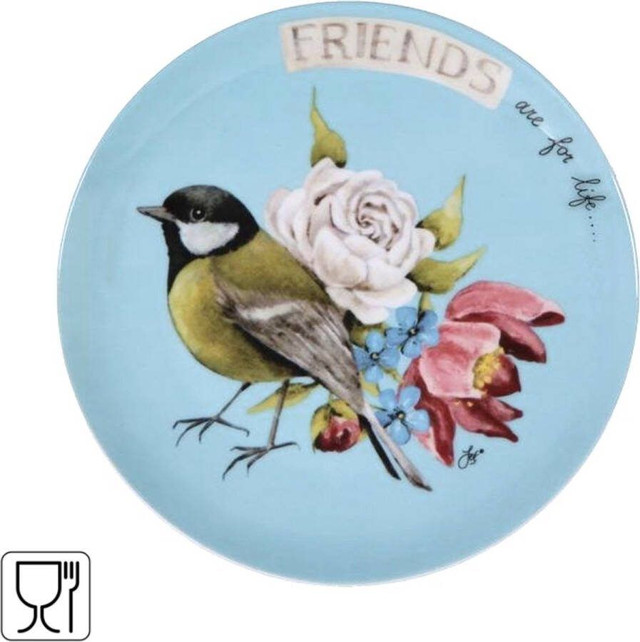 World of jet Ontbijtbord Jet Enjoyable Blauw