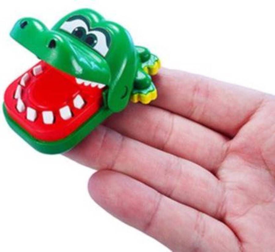 World Smallest Toys Reisspel Crocodile Dentist 7 6 Cm Groen