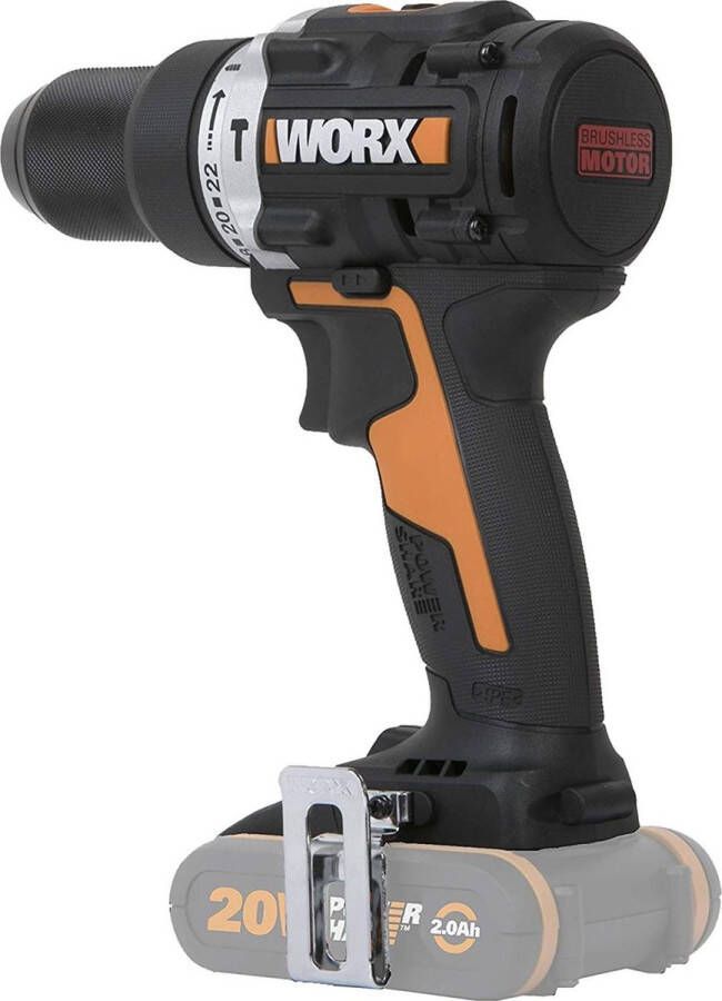 Worx Accuboormachine Met Klopfunctie Wx352.9 20v (zonder Accu)