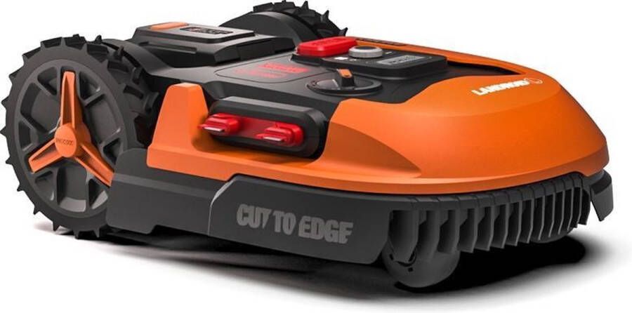 Worx WR147E.1 grasmaaier Robotgrasmaaier Batterij Accu Zwart Oranje