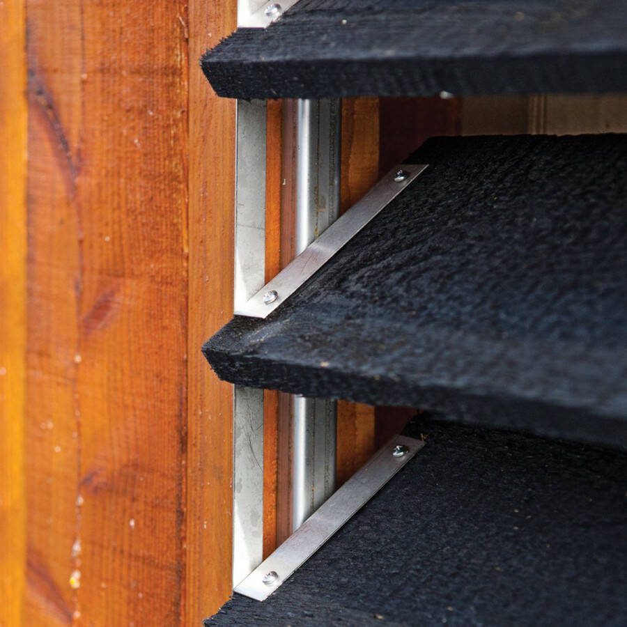 Wovar Flex Fence Draaibare Lamellen voor in de tuin RVS 220 cm (2x110cm) 2 stuks