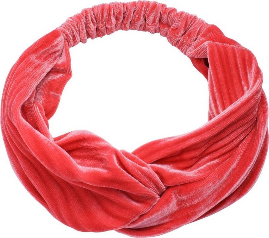 Wovar Haarband Rib Velvet Roze