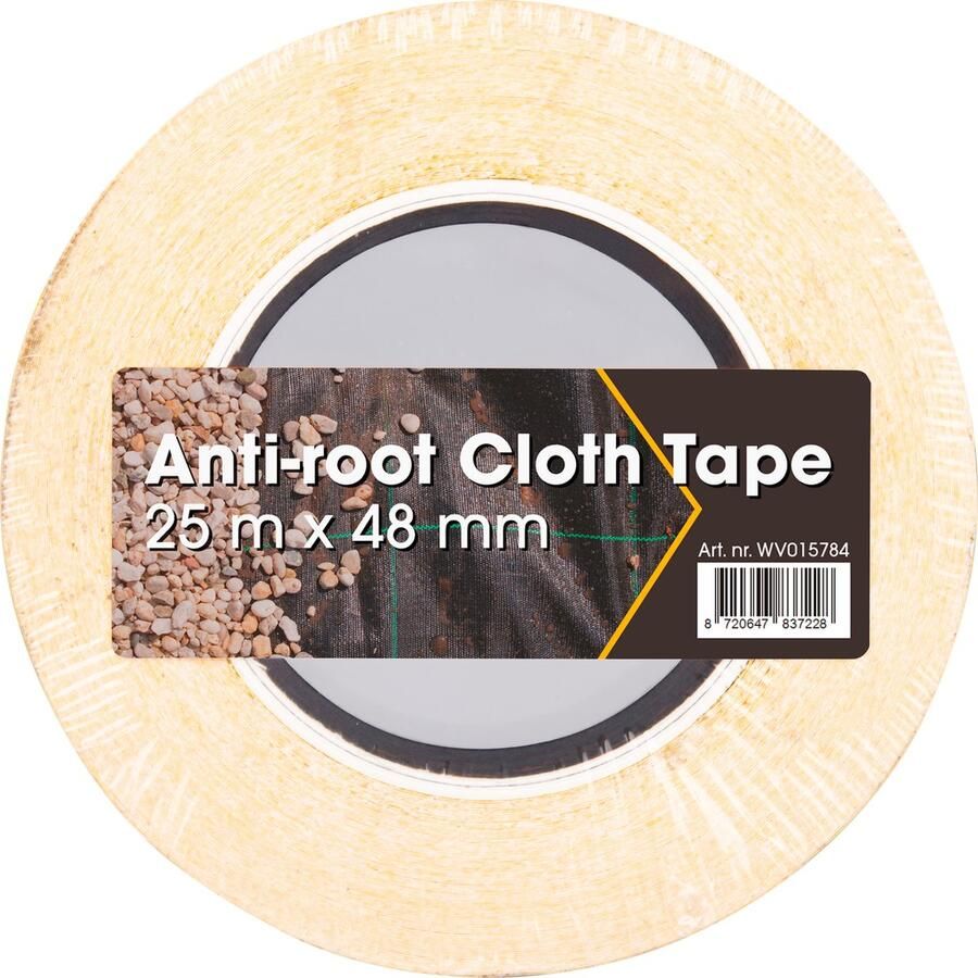 Wovar Anti worteldoek Tape Dubbelzijdig 48 mm Rol 25 meter Gronddoek