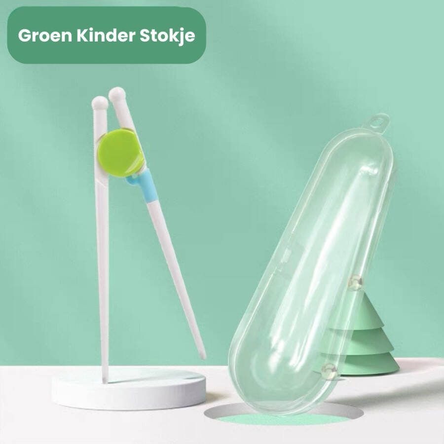 Wowup chopsticks Kinder hulpstokjes New style Groen Nieuwe stijl Kids chopsticks trainers Eetstokjes voor kinderen Hulpstokjes Oefen eetstokjes voor kinderen Hulpstokjes voor kinderen