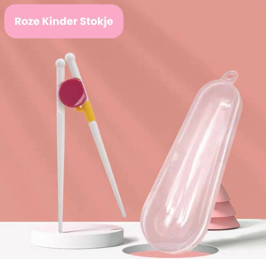 Wowup chopsticks Kinder hulpstokjes New style Roze Nieuwe stijl Kids chopsticks trainers Eetstokjes voor kinderen Hulpstokjes Oefen eetstokjes voor kinderen Hulpstokjes voor kinderen