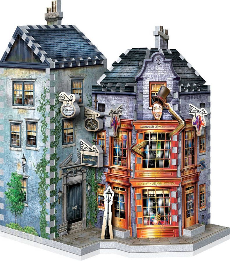 Wrebbit 3D puzzel Harry Potter Weasleys Wizard Wheezes and Daily Prophet 285 stuks