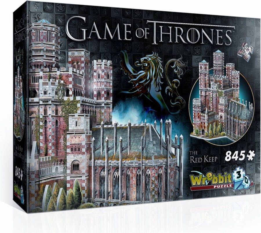 Wrebbit Puzzles The Red Keep Game of Thrones 3D Puzzel 845 Stukjes