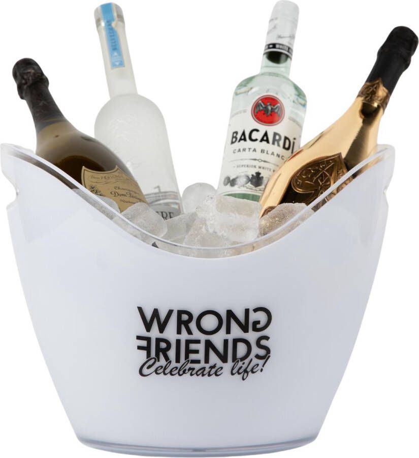 Wrong Friends Ice Bucket Ijsemmer Flessen koeler Wijnkoeler