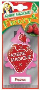 Arbre Magique Wunderbaum Strawberry Luchtverfrisser Voor in de auto Rood