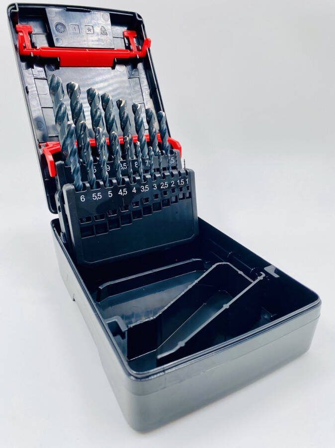 Würth ZEBRA Würth Metaalboren set 19 delig Staalboren Din 338 HSS 1.0-10mm