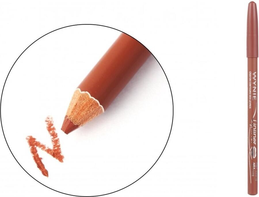 Wynie Cosmetics Wynie Lippotlood Lipliner Nude Licht Bruin Nummer 1 stuks