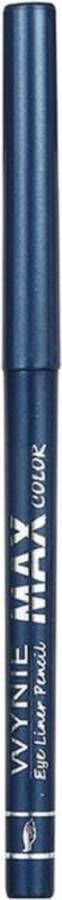 Wynie – MAX color Blauw oogpotlood draaibaar Automatic Eye Liner Pencil – Nummer 010 1 stuks