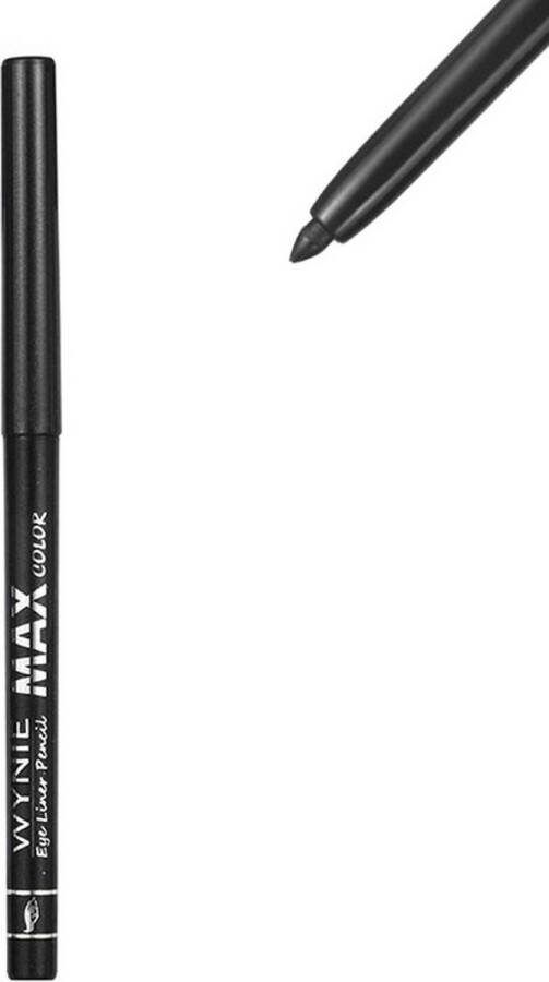 Wynie – MAX color Zwart oogpotlood draaibaar Automatic Eye Liner Pencil – Nummer 013 1 stuks