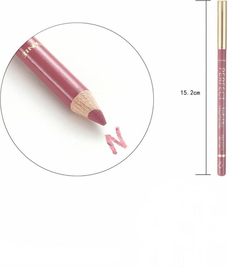 Wynie PERFECT Lippotlood Lip Liner Oud Roze Lovely Lilac Nummer 10 1 stuks