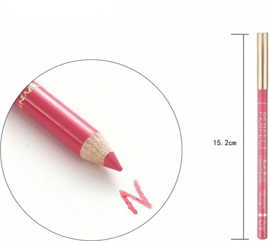 Wynie PERFECT Lippotlood Lip Liner Roze Party Pink Nummer 09 1 stuks