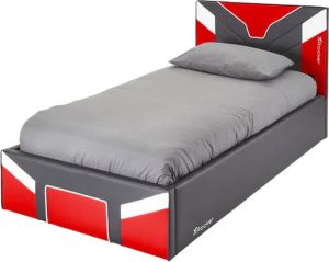 X Rocker Cerberus Ottoman Kinderbed Gaming Bed met Opslagruimte 190x90cm Rood