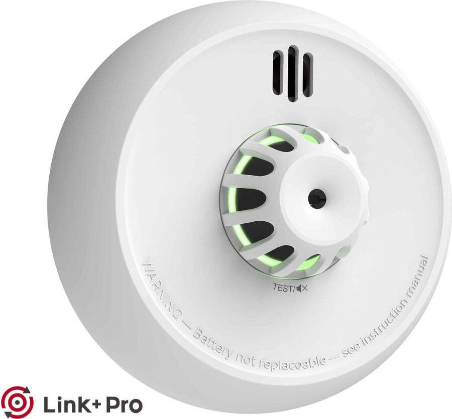 X-sense XH02-M Draadloos koppelbare hittemelder met WiFi 7 jaar batterij – Keukenmelder Werkt via app Voldoet aan Europese norm Link+ Pro Brandalarm – Warmtemelder