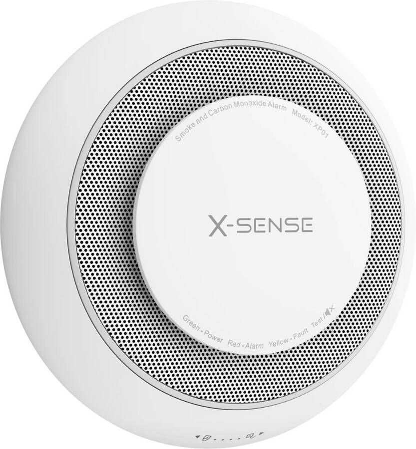 X-sense XP01 Combimelder Rook en koolmonoxide 10 Jaar batterij Rookmelder en koolmonoxidemelder Rook én CO melder