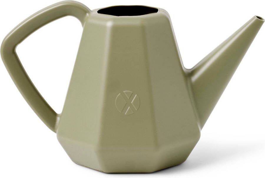 Xala Gieter Doppio Smooth 2L 28x16x17 Olijfgrijs Voor binnen & buiten Breukbestendig Lichtgewicht 10 jaar garantie