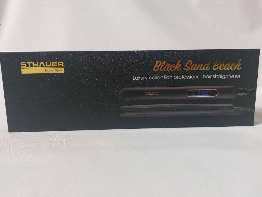 Xanitalia Pro Black Sand Beach Straightener Stijltang Sthauer Luxury Styler