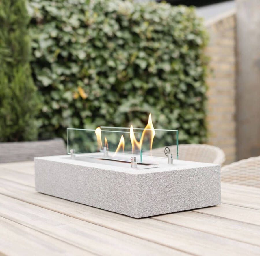 Xaralyn Cuneo bio-ethanol tafelhaard Binnen en buiten Betonlook 2KW verwarming