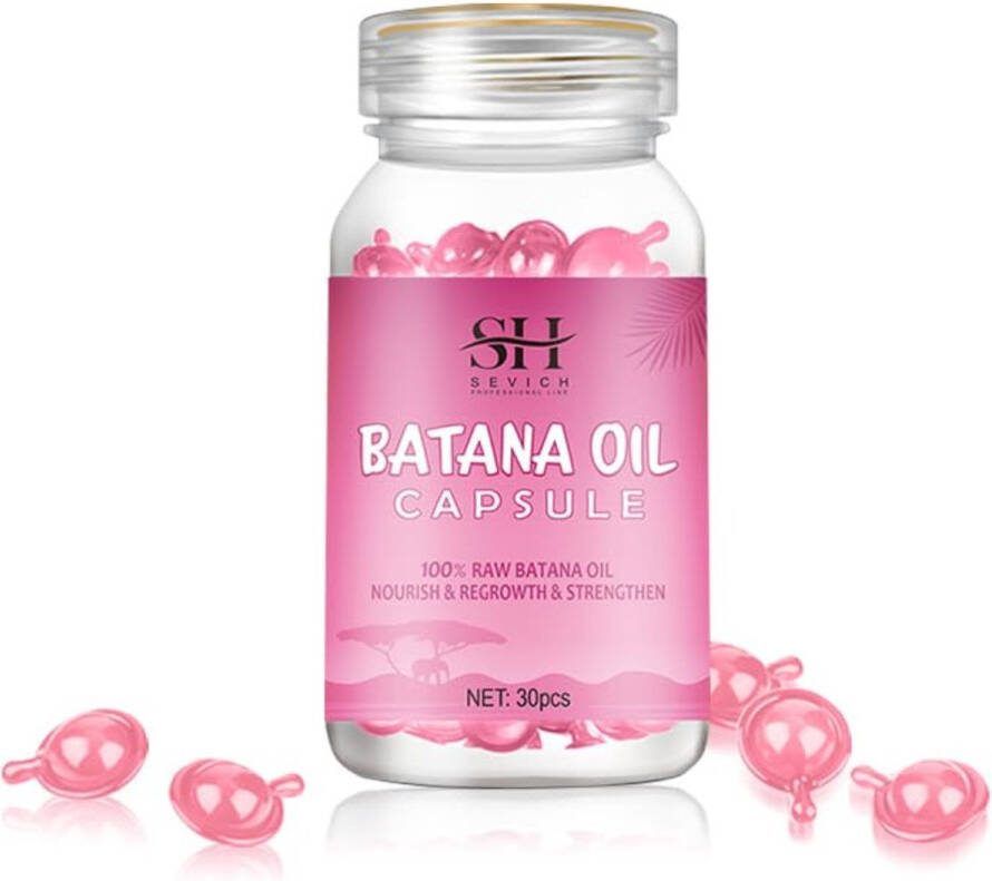 Xclusive Beauty Brands 100% Pure Batana Olie CAPSULES Dr. Sebi Batana Oil Haarolie Haargroei Hair Oil Scalp Hoofdhuid Schilfers