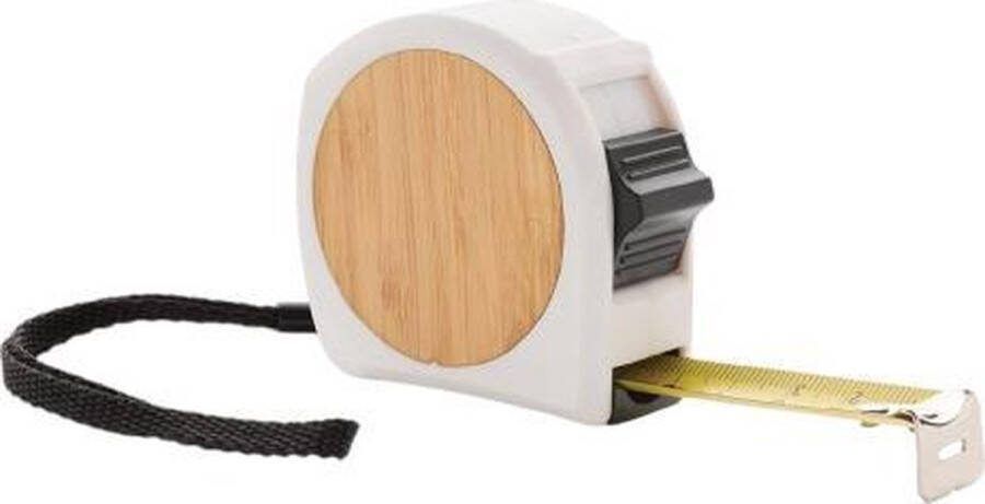 XD Collection Rolmaat Bamboe 5 Meter Rubber abs Wit