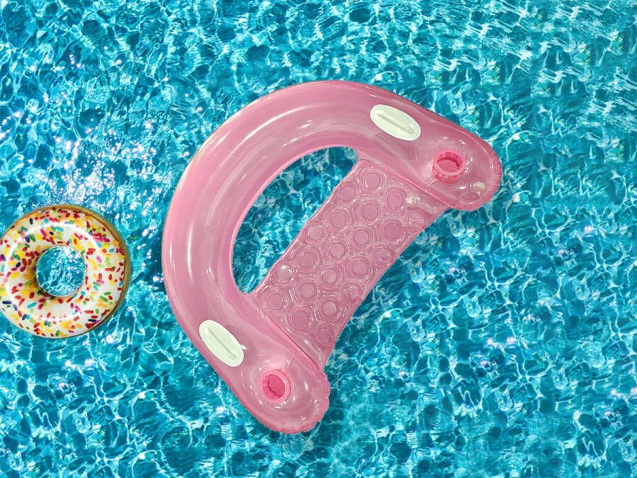 Xd Xtreme Zwembad floater roze sofa fauteuil zwemring ligstoel zwembadaccessoire zwembadspeelgoed luchtbed strandstoel chillen vakantie musthave