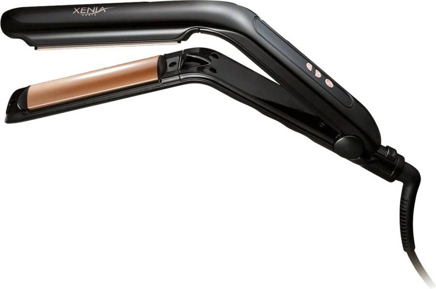 Xenia Paris TL-291223: Hair Straightener and Volumizing Styler with Paddle