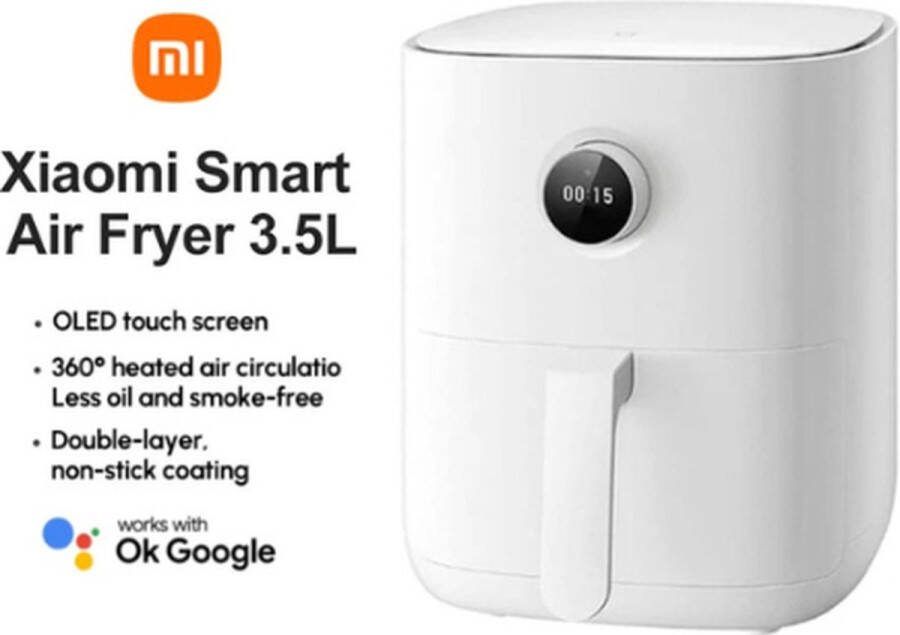 Xiaomi Smart Air Friteuse Slimme AirFryer Heteluchtt Frituur Gezonde Frituur Pan 3.5L