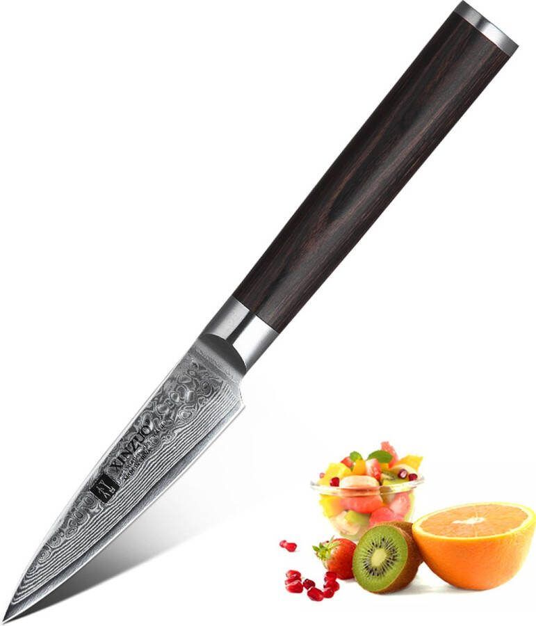 Xinzuo B1H Series – Schilmes – Professioneel – Gehamerd Damascus staal (67 laags met kern van 10Cr15CoMoV) – Vlijmscherp keukenmes – Inclusief geschenkdoos