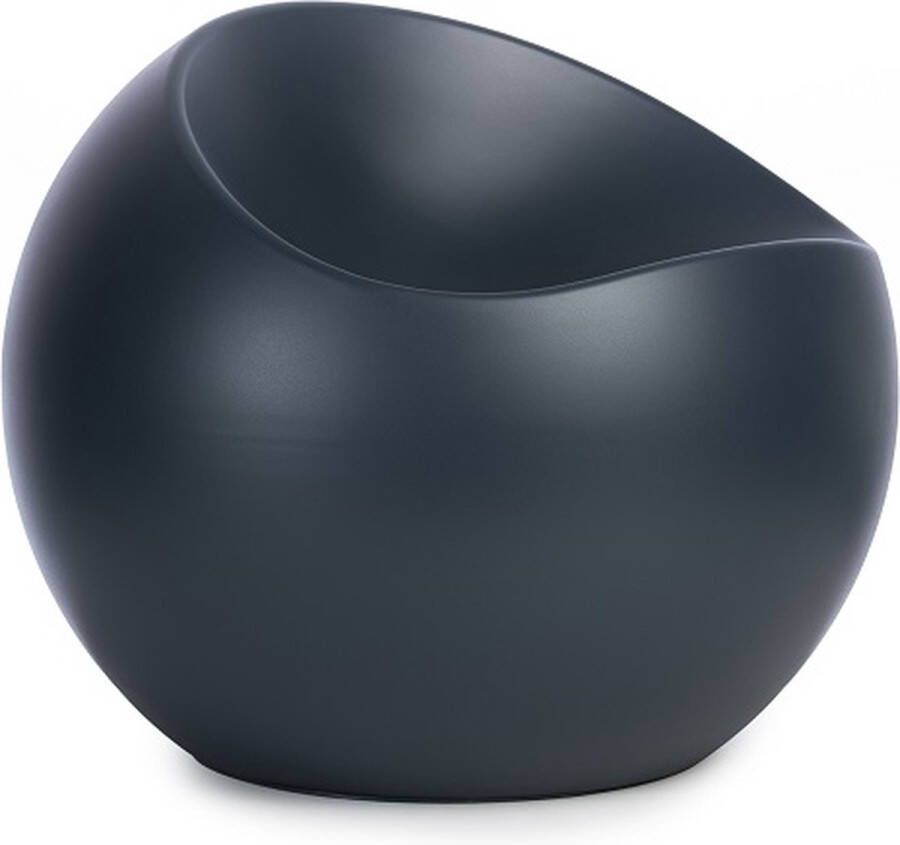 XLBoom Blauwe Mat Ball Chair Loungebank Gerecycleerd ABS 55 × 55 × 50 cm