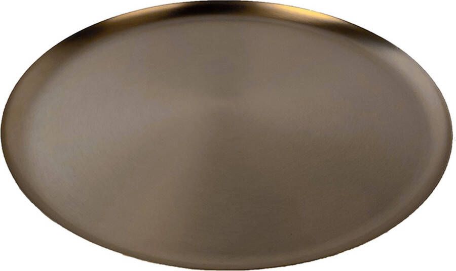 XLBoom Bao Dienblad RVS Rond Zwart Ø 48 cm