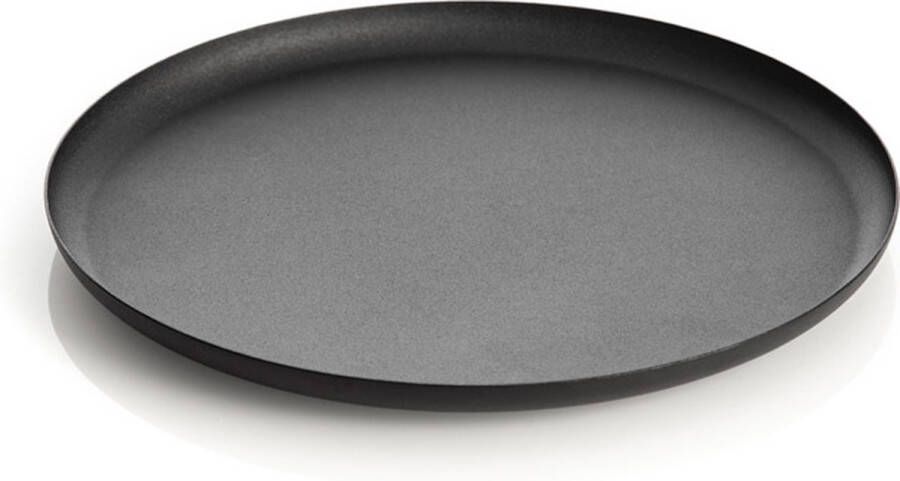 XLBoom Bao Dienblad Small RVS Rond Zwart Ø 25 cm