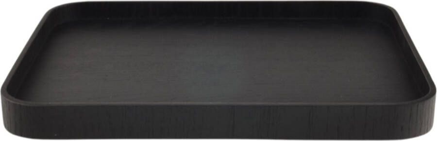 XLBoom Serve Dienblad Multiplex Rechtoekig Zwart 35 x 28 cm
