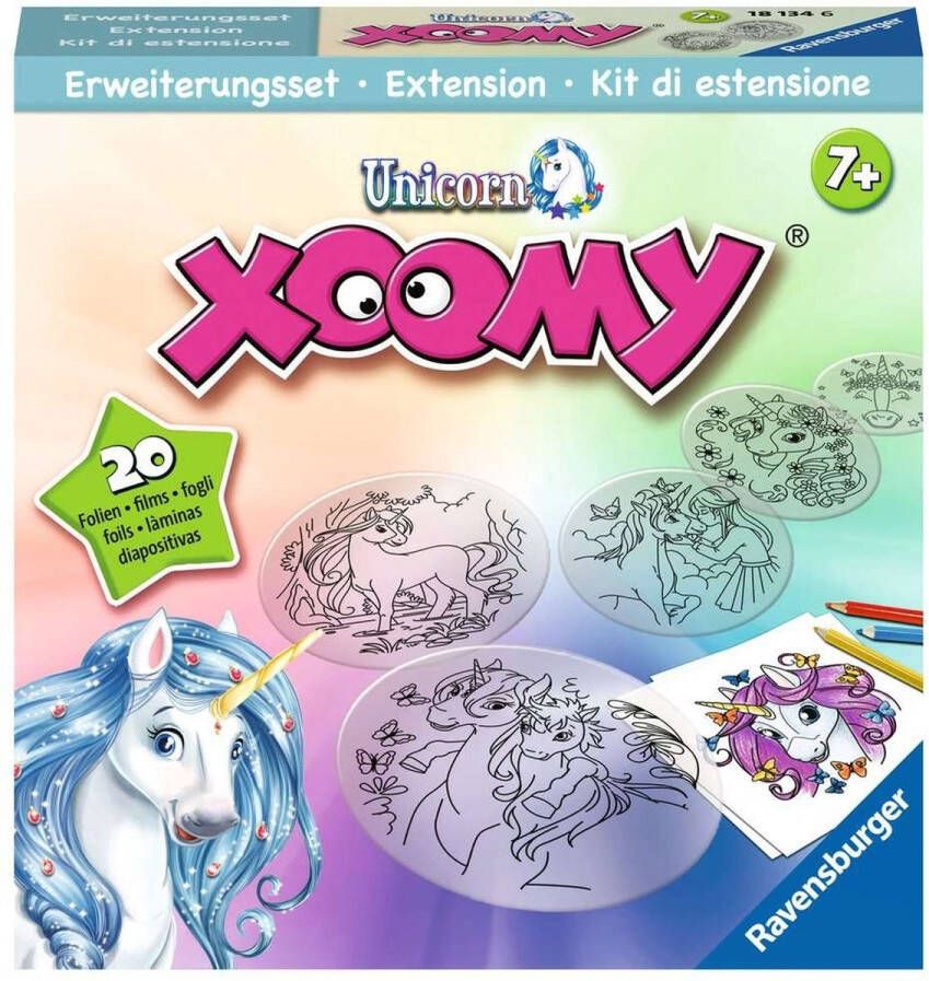 Xoomy Ravensburger Uitbreidingsset Unicorn voor Tekenmachine Hobbypakket