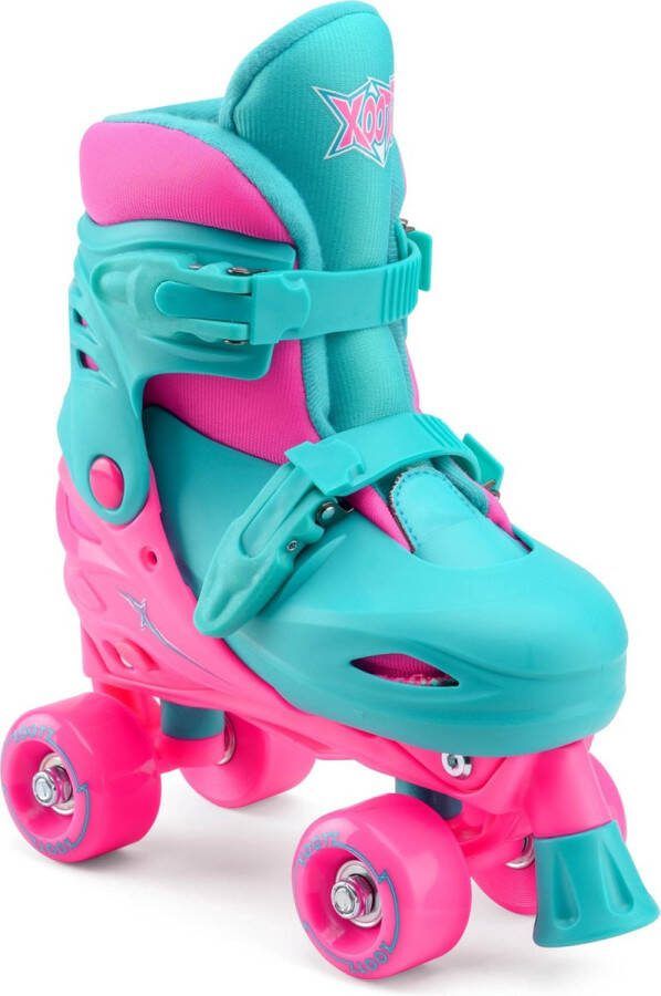Xootz Rolschaatsen Quad Skates Meisjes Turquoise roze