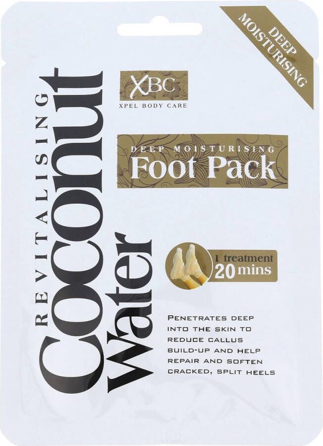 Xpel Coconut Water Deep Moisturising Foot Pack 1.0ks