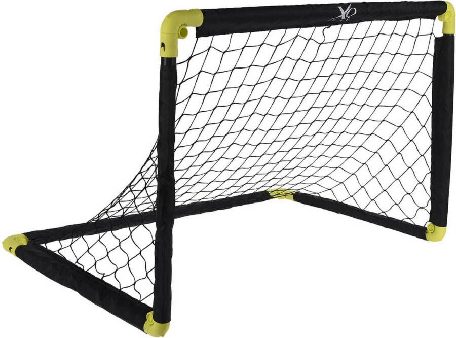 Merkloos Voetbalgoal voetbaldoel uitklapbaar 90 x 59 cm Voetbaldoel