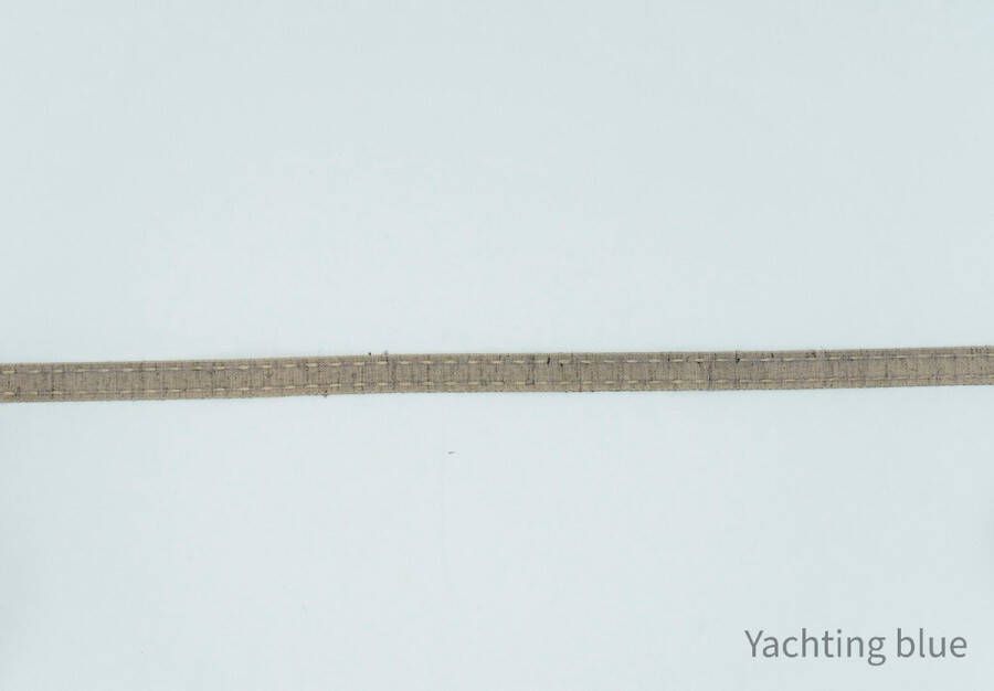 Yachting Blue Sier band beige kleur sierband (doorgestikt) fournituren lengte 2 meter lint stof afwerkband naaien decoratieband