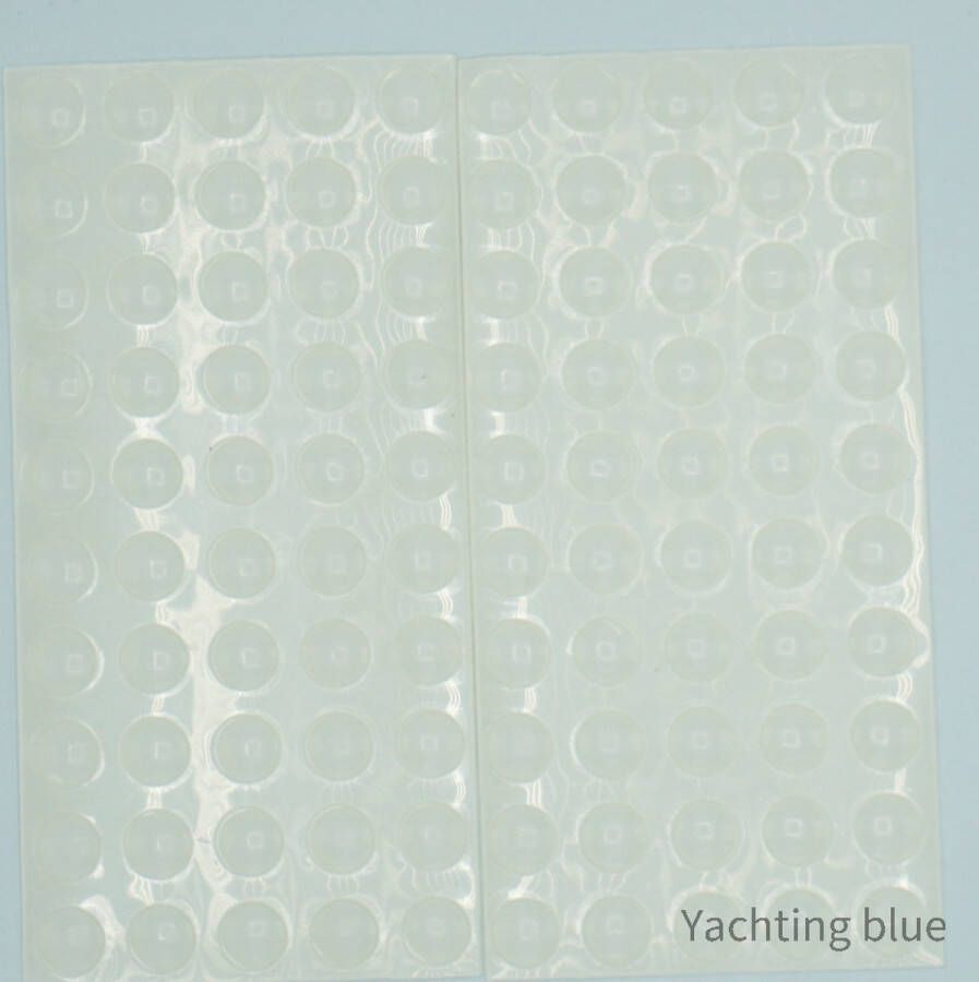 Yachting Blue Stootdoppen 100 stuks deurstopper siliconen buffer rubberen stootdopjes