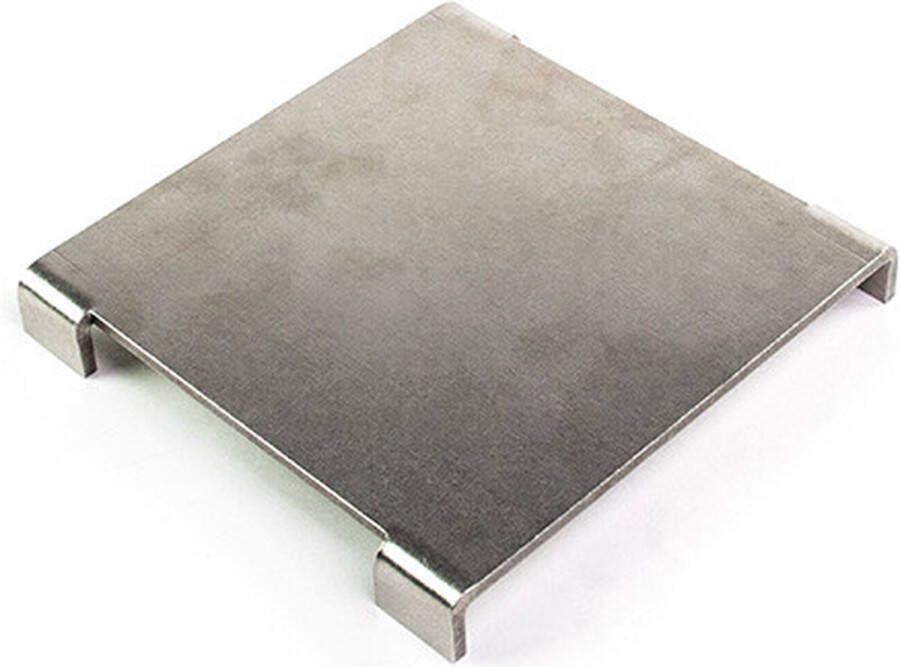 Yakiniku Teppanyaki Bakplaat Shichirin Rechthoekig 17.5 x 17 cm Extra Sterk RVS Japanse Kooktechniek Teppanyaki Grillplaat BBQ Accessoires Tafelgrill